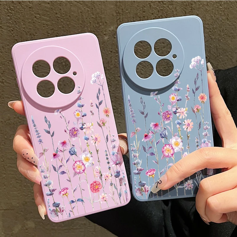 Coque à motifs de fleurs colorées pour OnePlus 15 13 12 13R 12R 11R 5G, housse de téléphone en TPU souple antichoc pour OnePlus Ace 5 3 2 Nord 5
