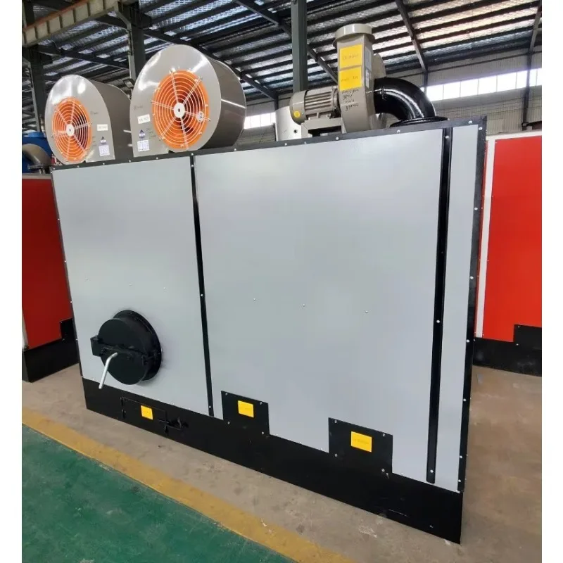 Industrial Coal Wood Burning Cast Iron Air Heater 60-600kW Heating Capacity 87% Efficiency