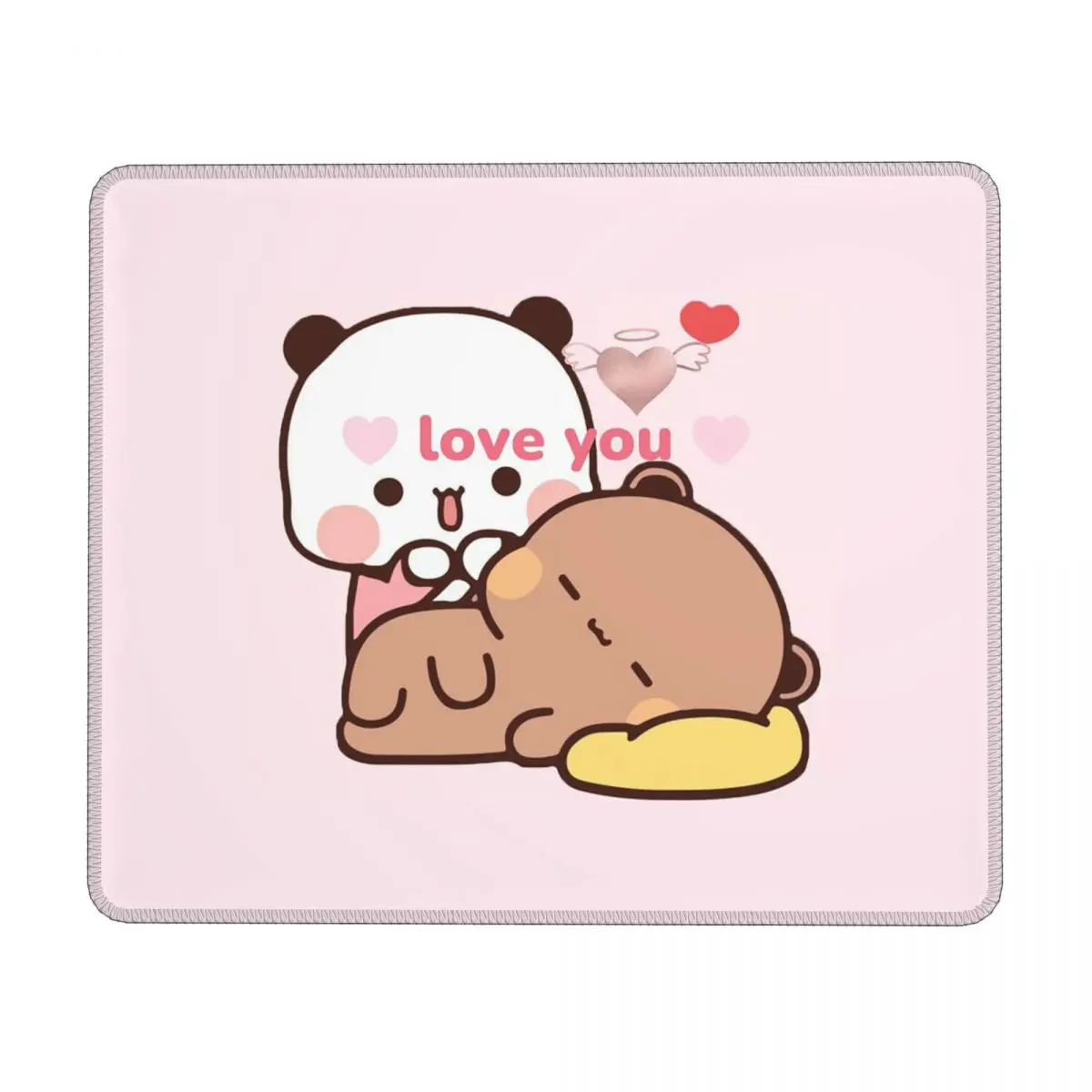 Peach And Goma Bubu Dudu Balloon Multi-size Mouse Pad Computer Keyboard Mouse Mat Gaming PC Laptop Desk Mat