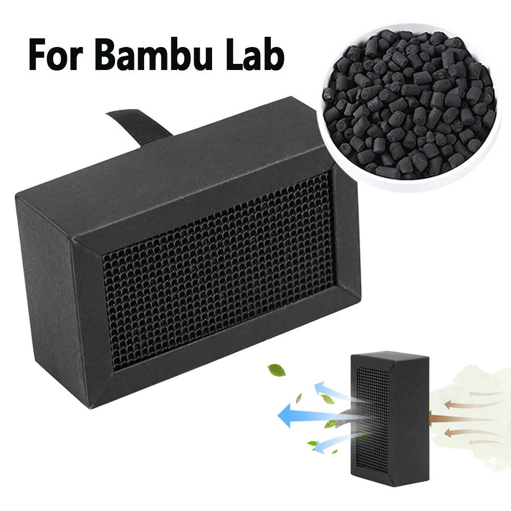 For Bambu Lab Activated Carbon Filter Air purifier Filter Replacement 3d Printer Parts For BambuLab X1 X1C P1P P1S filter