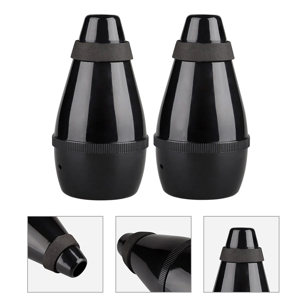 

2pcs Plastic Straight Muffler For Practice Replacement Trumpet Trumpet Practice Mute Accessories Instrument Supplies