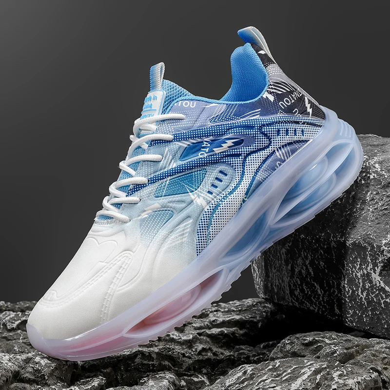 حذاء الجري MAEDEF للرجال خفيف الوزن وغير قابل للانزلاق، حذاء رياضي مريح للتمرين للرجال، حذاء مشي للتدريب، حذاء رياضي