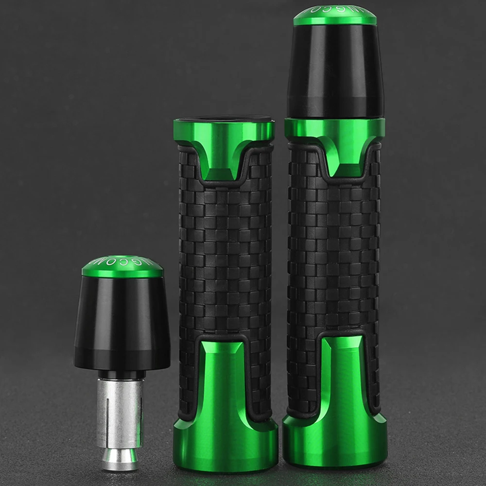 For KAWASAKI NINJA 250 300 400 650 R ninja 1000 1000SX Motorcycle 7/8\'\' Handlebar Grips Handle grip Ends Plug Slider Caps ninja