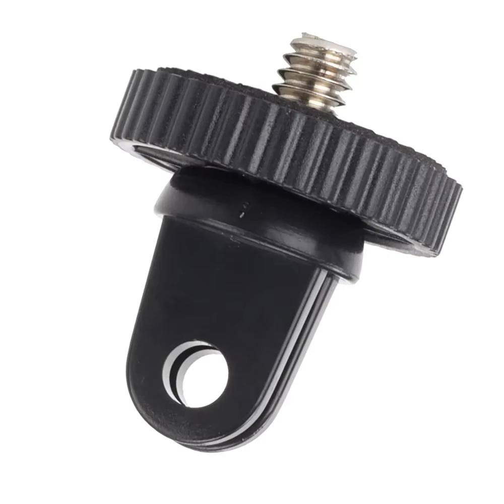 Supporto adattatore mini treppiede nero da 200 pezzi per GoPro Hero 10 9 8 7 5 Sjcam Xiaomi Yi Camera