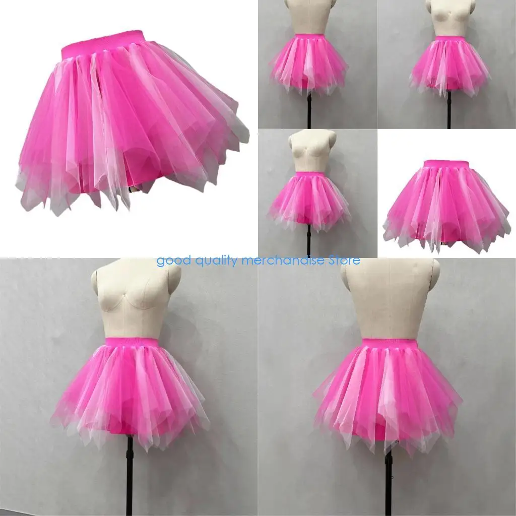 

Y5jd развел линию юбку для депутата эластичная высокая талия легкая многослойная многослойная костюм для женщин костюм для