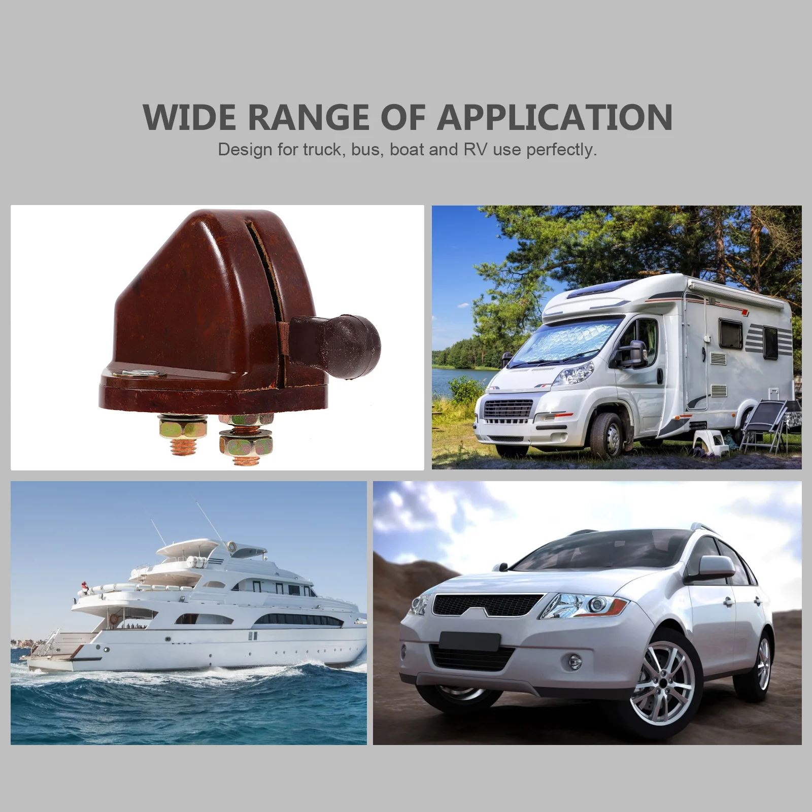 

Copper Isolator Disconnect Switch For Truck Power Vehicle Rv Bus Durable Rustproof Long Life Compact Design Safe