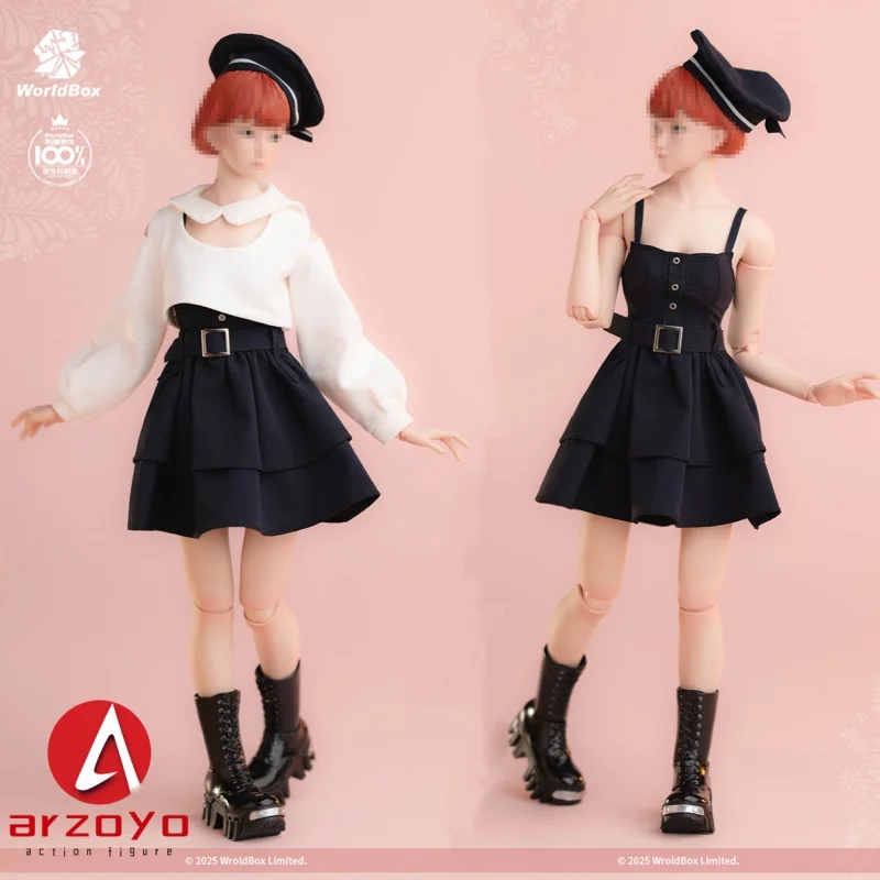 

Worldbox CA026 1/6 женские черные милые вечерние матросские сапоги, комплект закрывающейся модели, подходит для 12 дюймов, AT210 AT203, экшн-фигурка