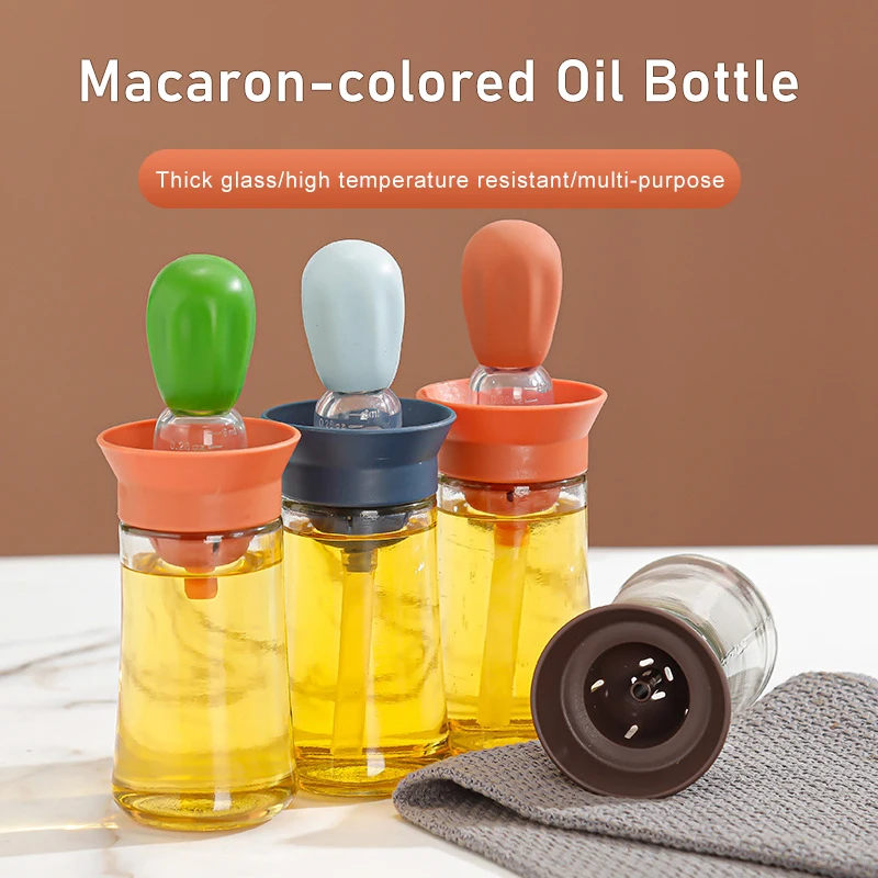 

Kitchen Silicone Oil Bottle Oil Brush Baking Barbecue Grill Oil Brush Dispenser Pastry Steak Oil Brushes Kitchen Baking BBQ Tool