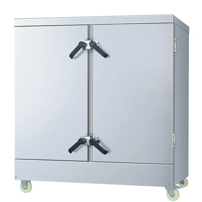 

Commercial kitchen double door steamer, canteen electric heating, steam kitchen utensils, rice noodle steamer automatic