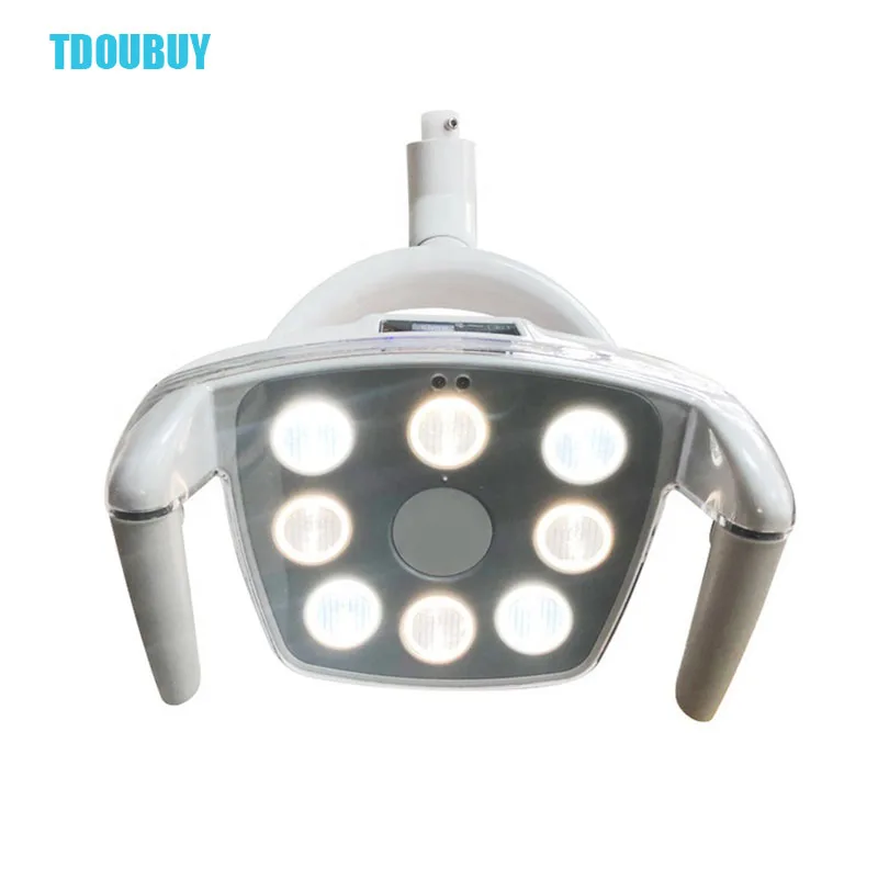 ไฟเย็นหน้าจอสัมผัส tdoubuy พร้อมไฟ LED ผ่าตัดติดผนังโคมไฟทางทันตกรรม LED (แขนโคมไฟ + โคมไฟ + กล่องไฟ)