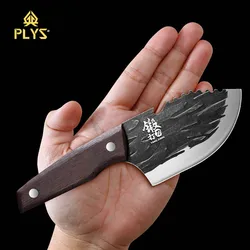 Mini fruit knife, household forged cutting vegetable knife, kitchen knife dormitory melon and fruit knife,outdoor portable knife