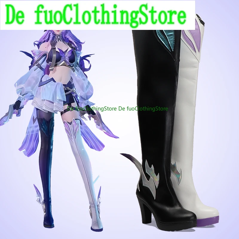 

Обувь для косплея Honor of Kings Ke Huadiewu — каблуки для выступлений, большой размер, увеличивающие рост, аниме, ролевая игра на Хэллоуин