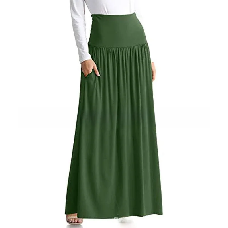 

Women's Casual Skirt with kets Office Maxi Par Skirt Unbranded Home Use Protective Clothing Batch Quanti Available