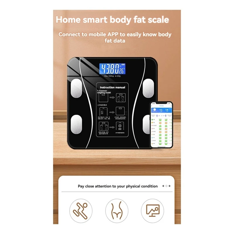 Body Fat Scale For Effective Weight Management Ultra-Precise Home Weighing Scale