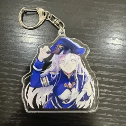 6CM Anime 86 Eighty Six Figure Undertaker Vladilena Milize Anju Emma Cosplay Acrylic Key Chain  Bag Pendant Accessories Keyring