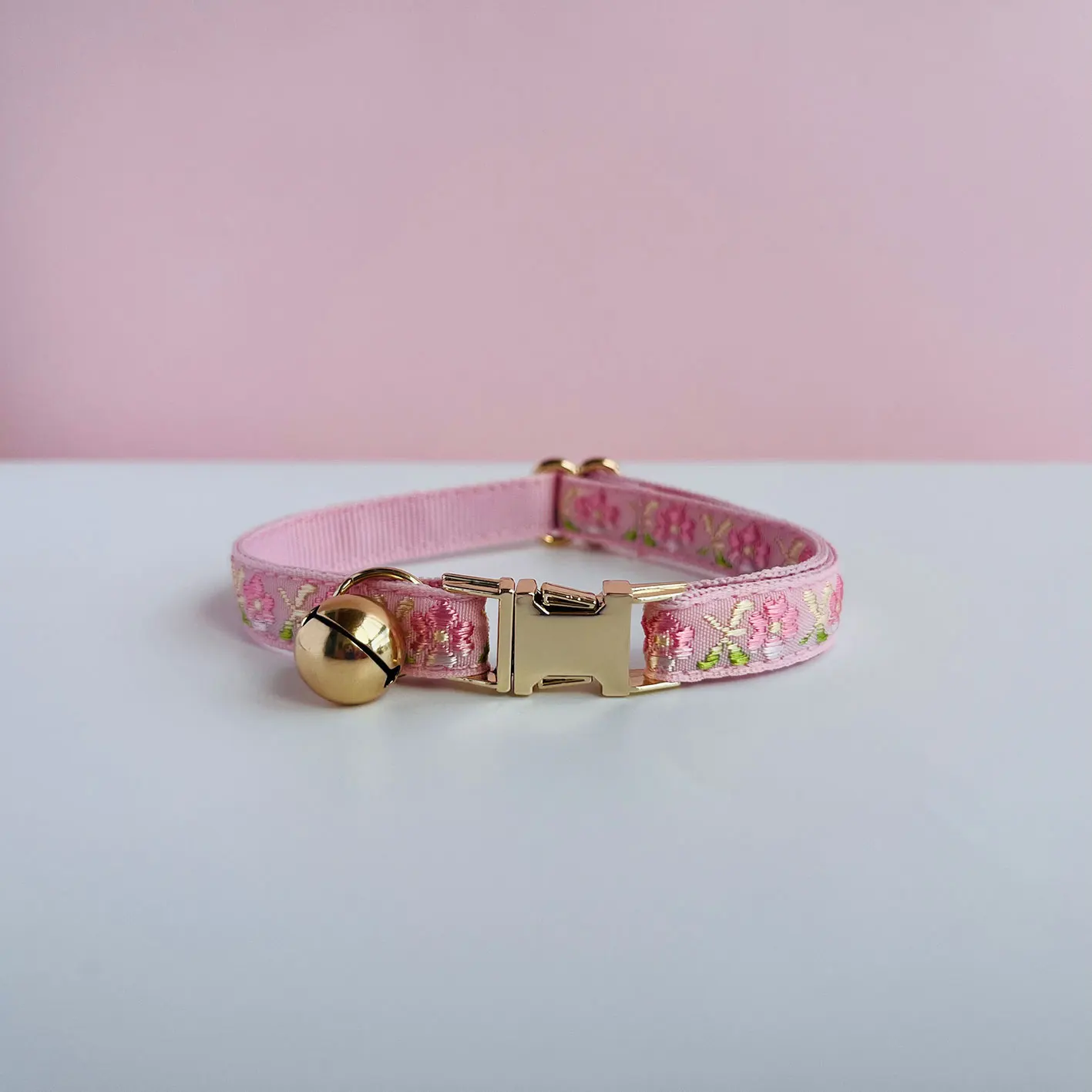 Customize Name Personalized Colorful Woven Pattern Cat Collar Jacquard Design Safety Breakaway Buckle_voghion.com