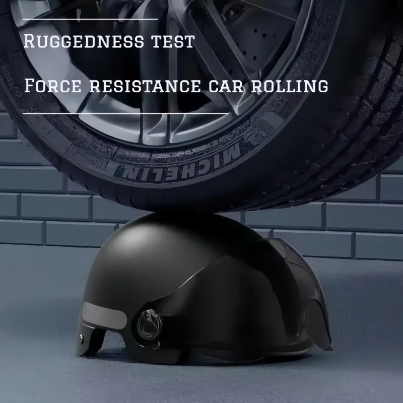 خوذة دراجة نارية للرجال - مريحة ومسامية. خوذة الدراجات والمركبات الكهربائية - معدات السلامة المعتمدة من 3C.