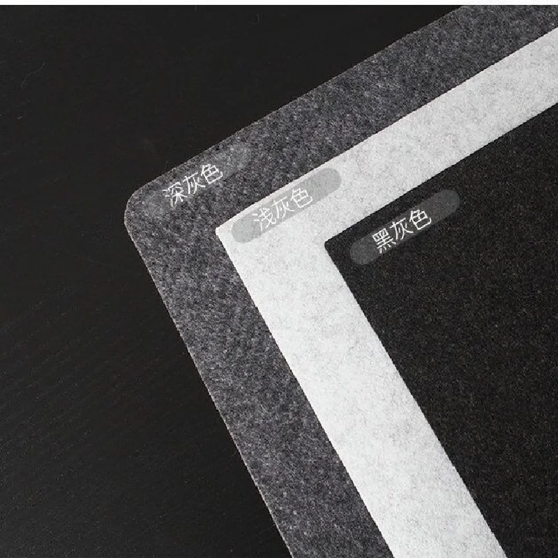 80cm X 40cm Dark gray Large Gaming Mouse Pad Computer Desk Mat Table Keyboard Wool Felt Laptop Desk Non-slip Deskpad Mousepad