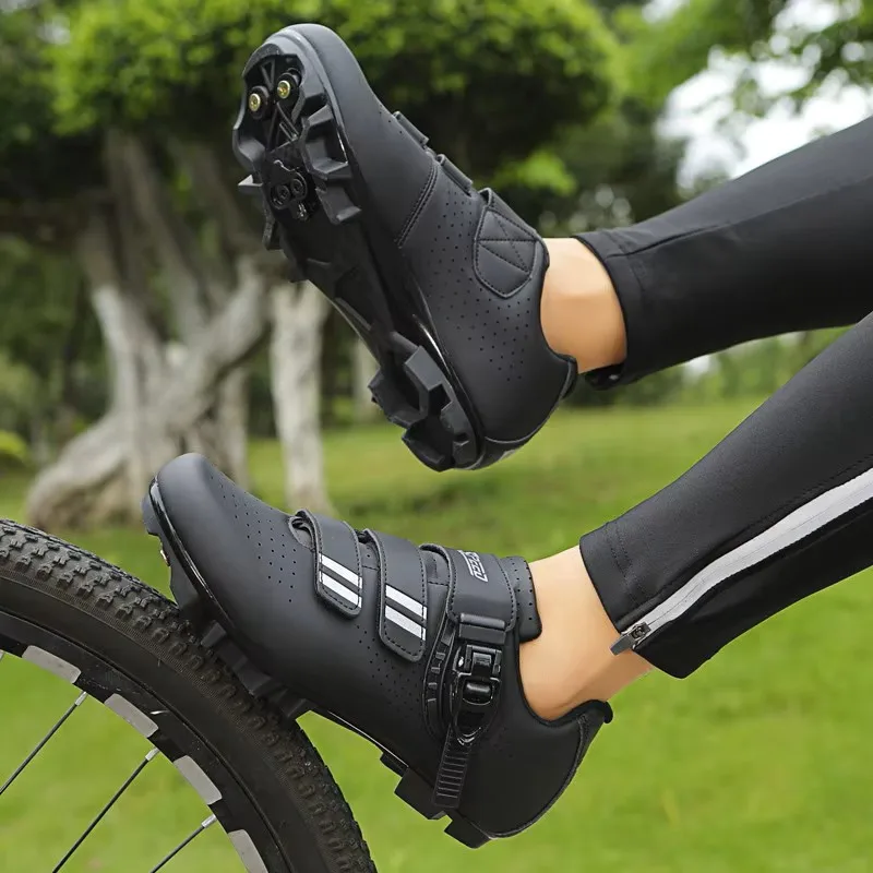 

Mountain Bike Men's Self Locking Stud Bike Riding Shoes Mountain Racing Speed Sports Cycling Shoes Outdoor Mountain Bike Shoes
