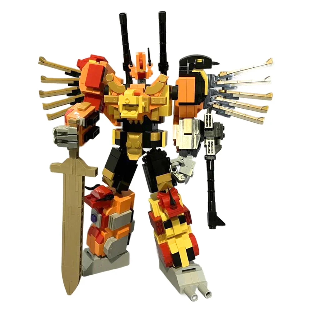 

MOC Transformersed Predaking Building Blocks Model Movie Transformed Autobot Predakings Bricks Toys Kids DIY Birthday Gifts