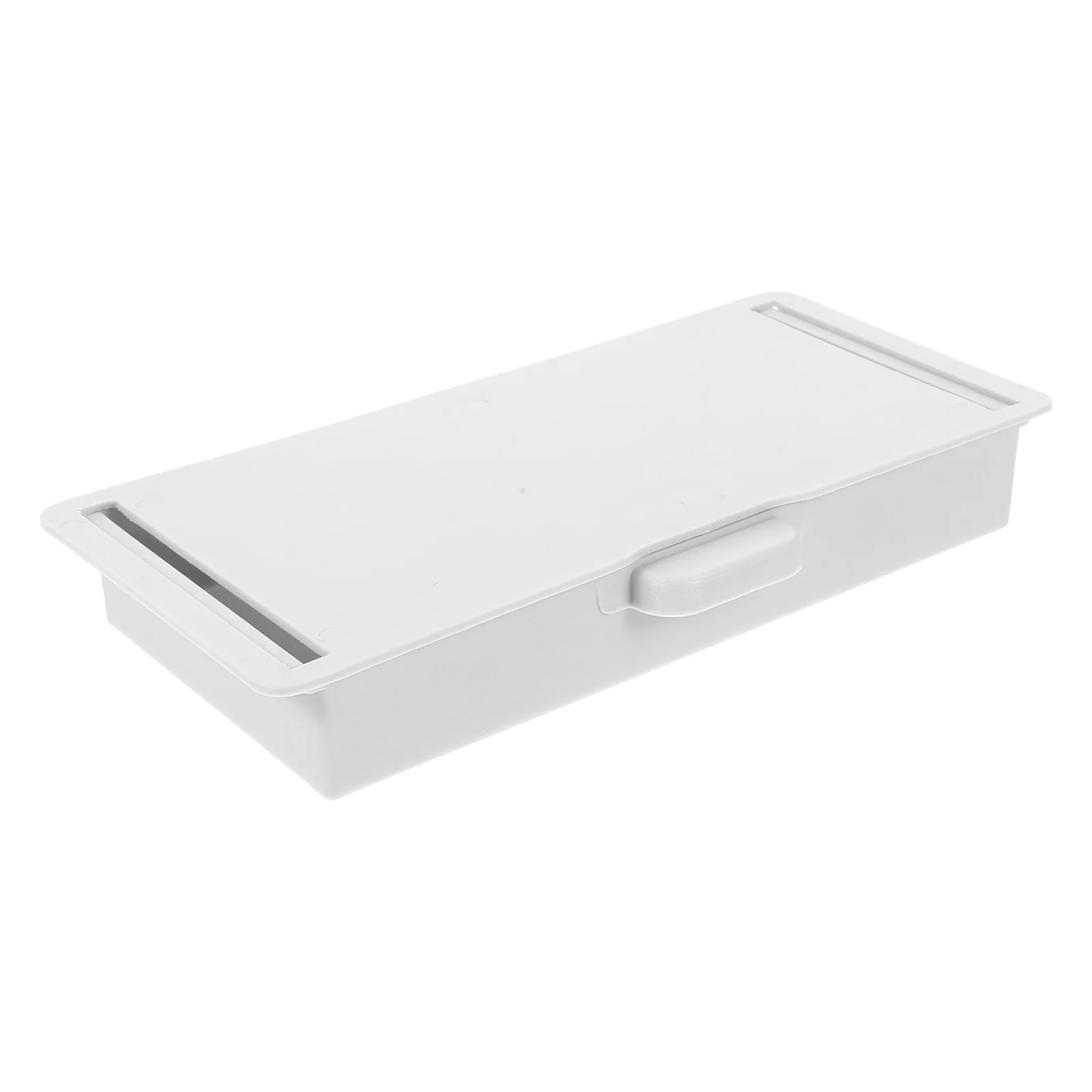 

Cabinet Storage Box Shelves Slide Out Plastic Drawers Stationery Self Adhesive Pull