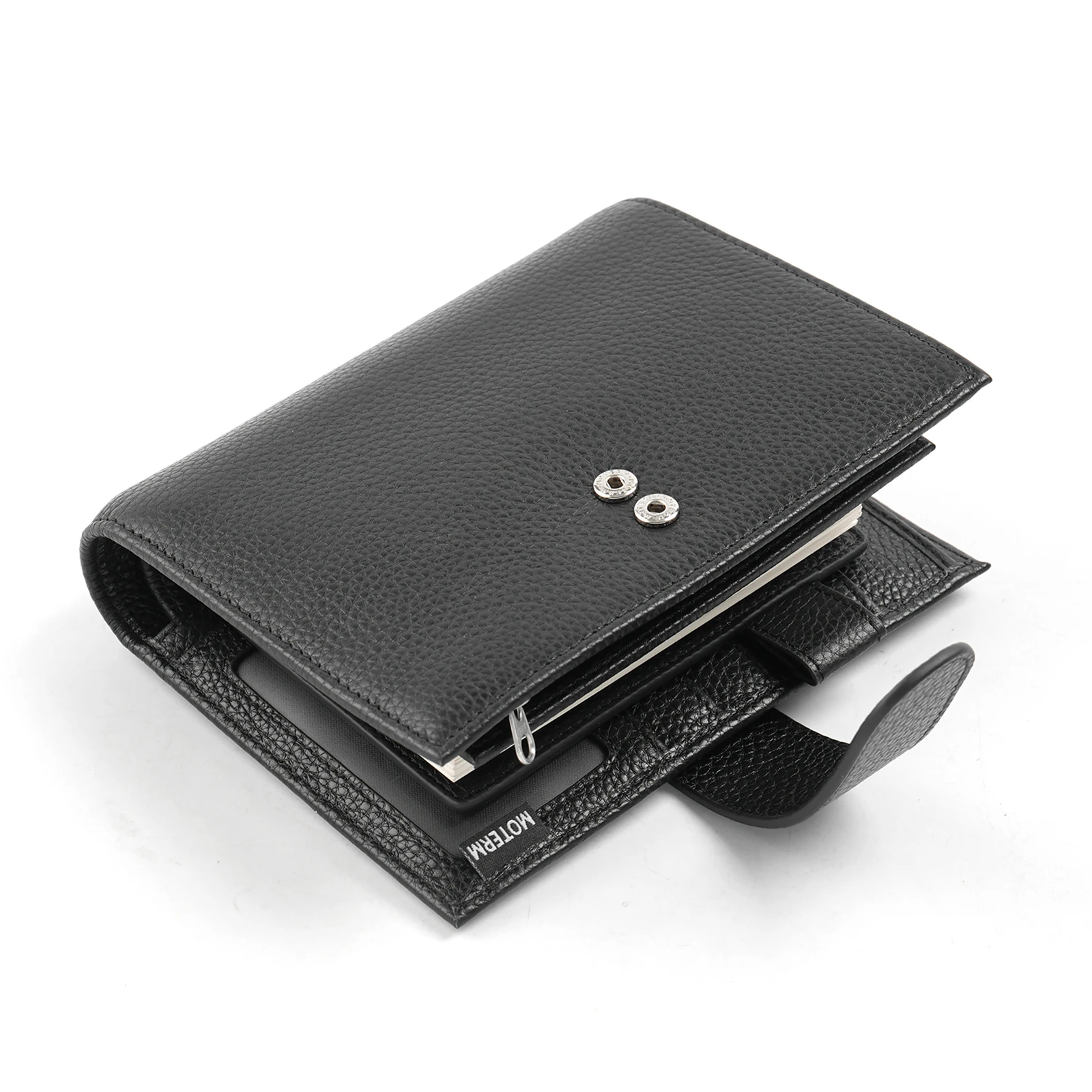 Moterm Pocket Versa 3.0 Organizer with 19 MM Rings Pebbled Style Planner Wallet Multifunctional Agenda Diary Journal Notepad - view 5