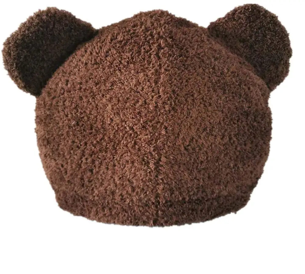 Brown Teddy Bear Mascot Head Costume Animal Masks Head Fancy Dress Halloween Costume