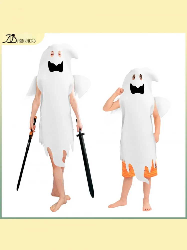 

New loween Ghost Costume Playful Stage Performance Cusized Print Personali Performance Cosplay Outfit Women's Skirt
