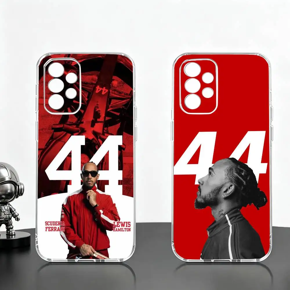 Racing Driver L-Lewis Hamilton 44  Phone Case For Samsung S25,S24,S21,S22,S23,S30,Ultra,S20,Plus,Fe Transparent Cover