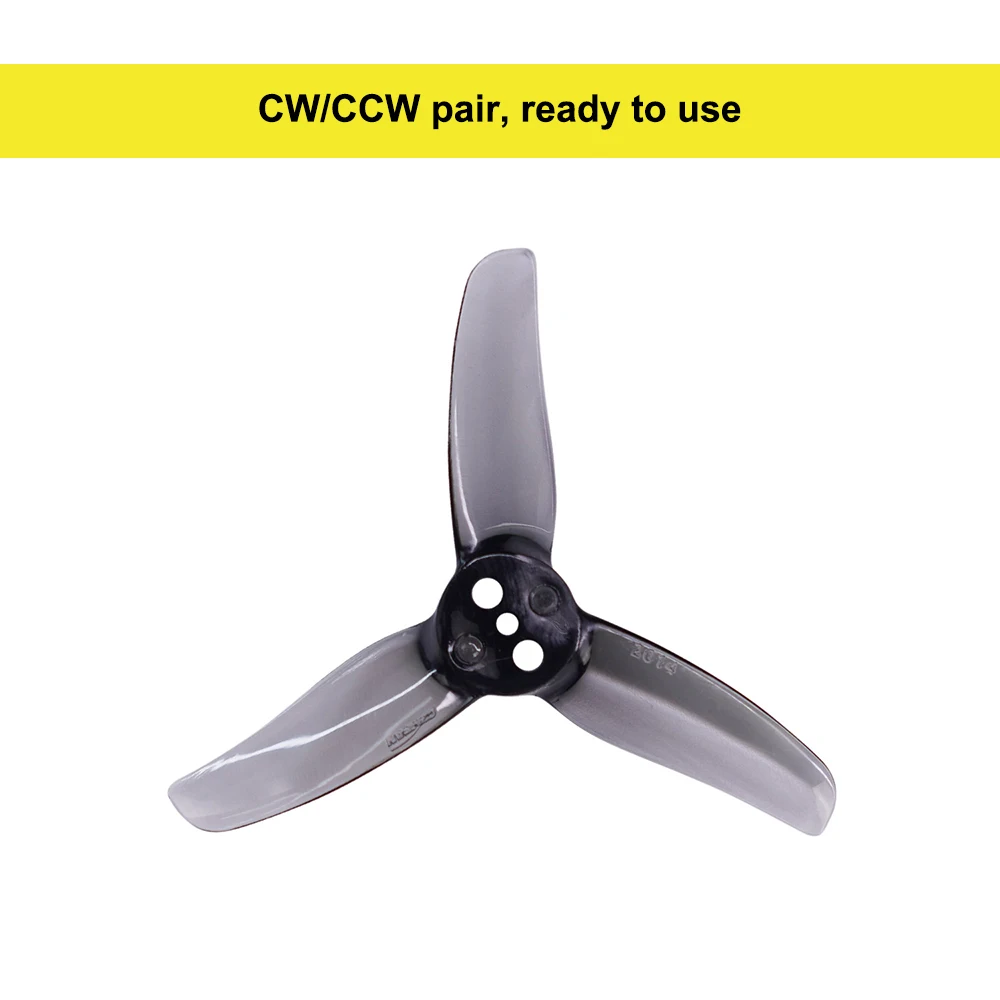 GEMFAN 2014 3-Blade 2 Inch Propellers PC Material CW CCW for FPV Cinewhoop Micro Drones view 5