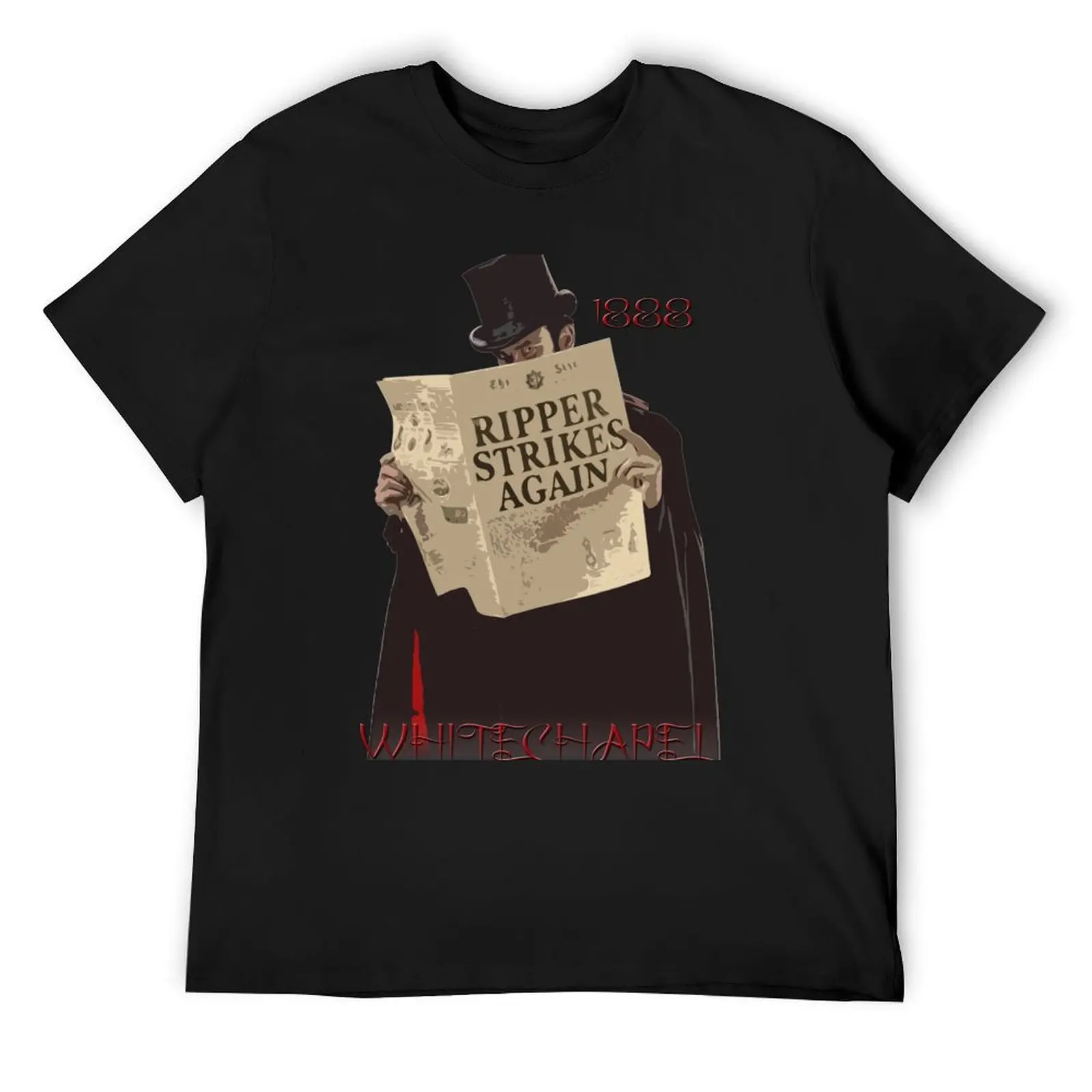 Jack The Ripper - 1888 Whitechapel T-Shirt Blouse anime tshirt mens graphic t-shirts big and tall