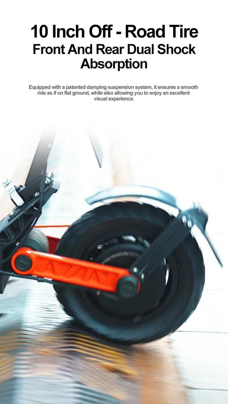 JOYOR S8E Elektroroller für Erwachsene, 48V26AH Akku, E-Scooter, 10 Zoll Offroad-Reifen, E-Mountain-Scooter – Detail 7