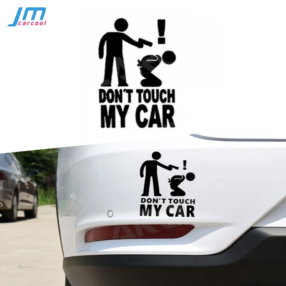 Funny Car Sticker Dont Touch My Car Decals Stickers Creative Auto Decal Exterior Decoration Car Accessories Sticker