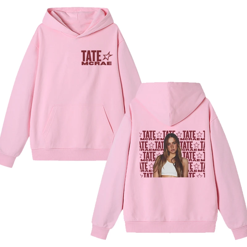 2025 جديد في تيت ماكراي الموسيقى الشعبية المطبوعة هوديي للجنسين موضة Y2k البلوز الخريف الشتاء الرجال النساء الصوف البلوفرات البيضاء