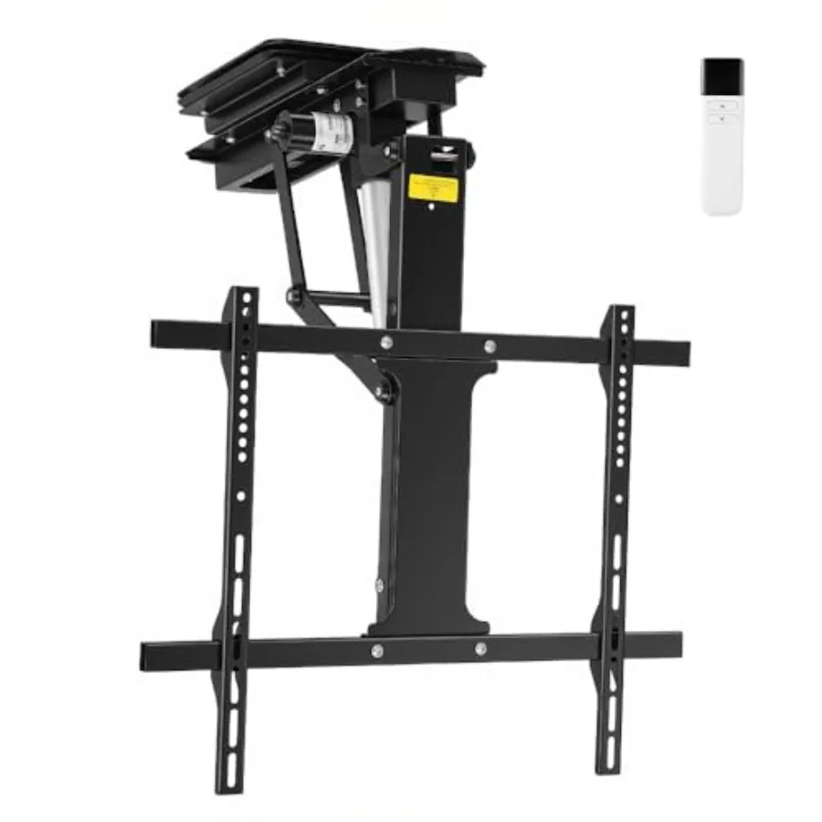 

360 Manual Swivel Electric Flip Down TV Mount for 3275 Inch Flat/Curved Screens Black Steel Remote Control 080 Electric Tilt Li