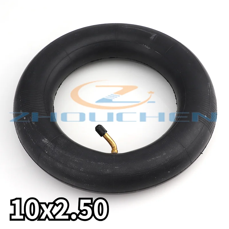 

10X2.50 Inner Tube 10x2.5 Tube Innertube with bent valve 45 Degree valve for Baby Stroller Pram Scooter 10 Inch