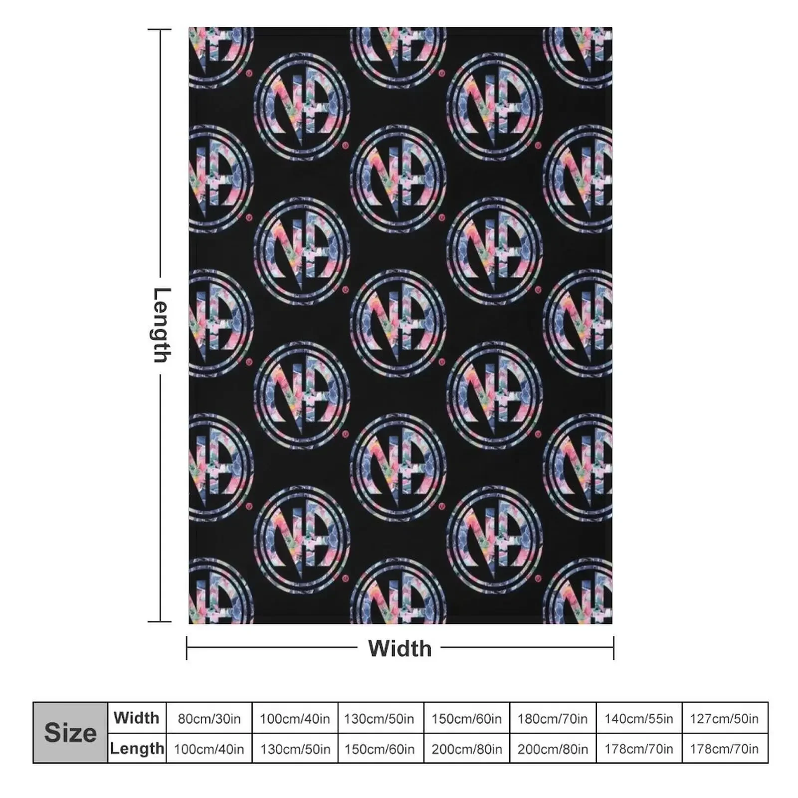Cool NA Logo Narcotics Anonymous NA AA Throw Blanket blankets and throws Loose Luxury Brand Decoratives Sofa Blankets