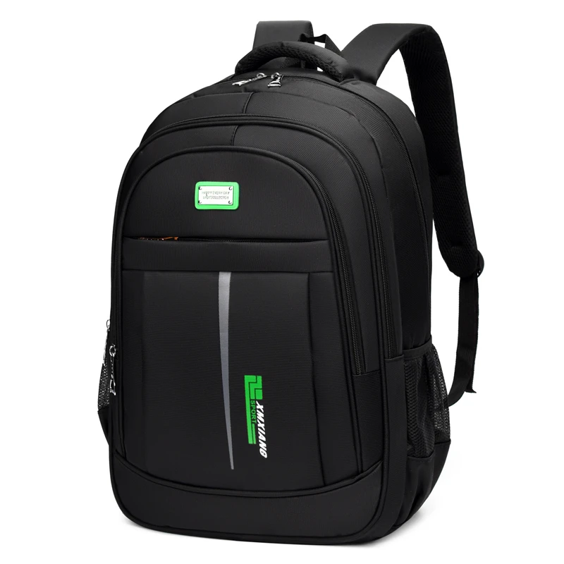 Mochila masculina transfronteiriça de novo estilo: essencial para viagens de negócios, casual e esportivo, armazenamento multicamadas, grande capacidade, água