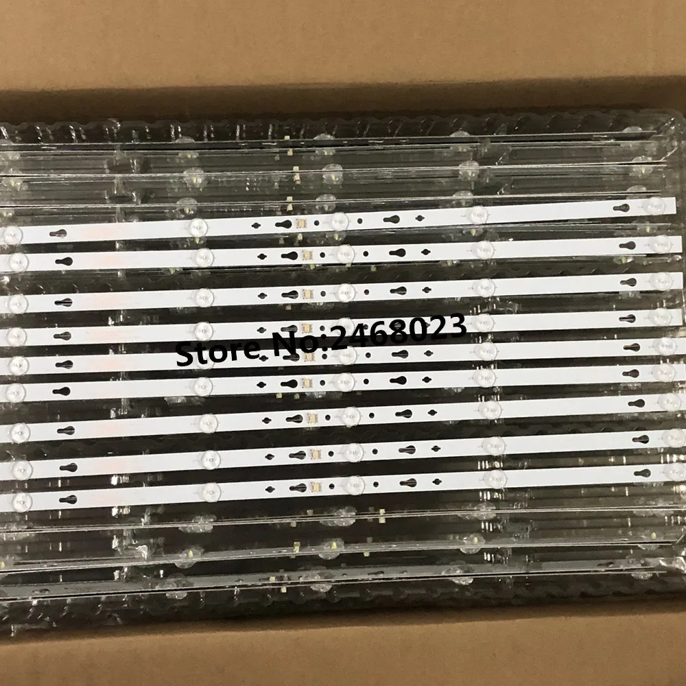 Bande de rétroéclairage LED, 32S6500S, 32S6500, 32S5300, 32D1200, Philco PTV32D12D, PTV32D12, 4C-LB320T-DSA, DSR, 32HR332M05A7, V2, 10 pièces