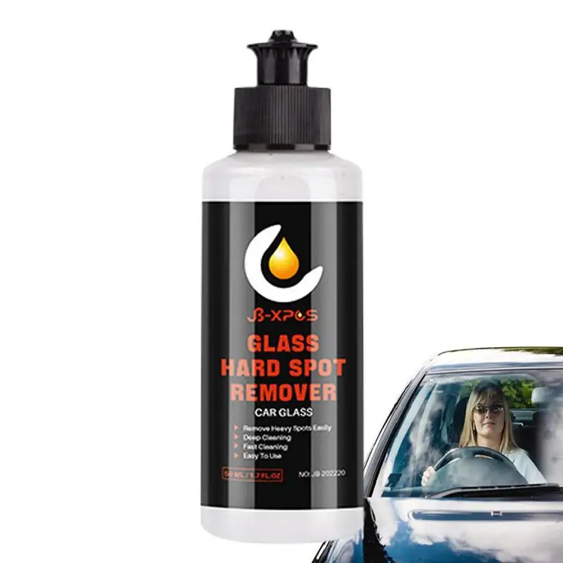 

Car Glass Cleaner Stain Remover Degreaser Oil Film Cleaner 50ml/100ml Portable Oil Film Cleaner Glass Stripper Universal For Car