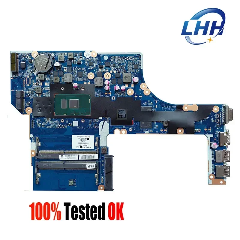 

For HP Probook 450 G3 470 G3 Laptop Motherboard DA0X63MB6H1 Mainboard i3-6100 i5-6200U i7-6500U CPU R7 M340 2G GPU DDR3