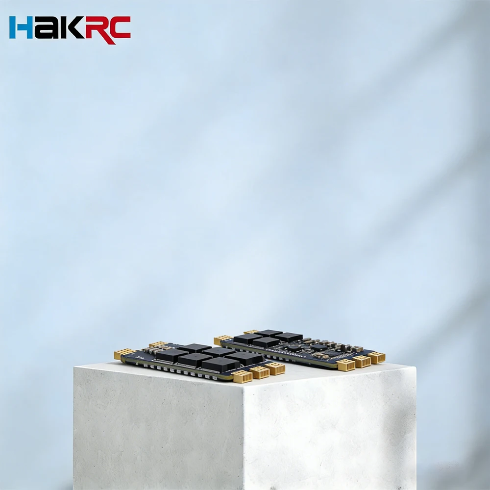 

HAKRC 7155 80A 120A Single ESC 6-12S High Voltage, 8-Layer 4oz PCB Industrial LDO for FPV Drone Racing DIY Builds