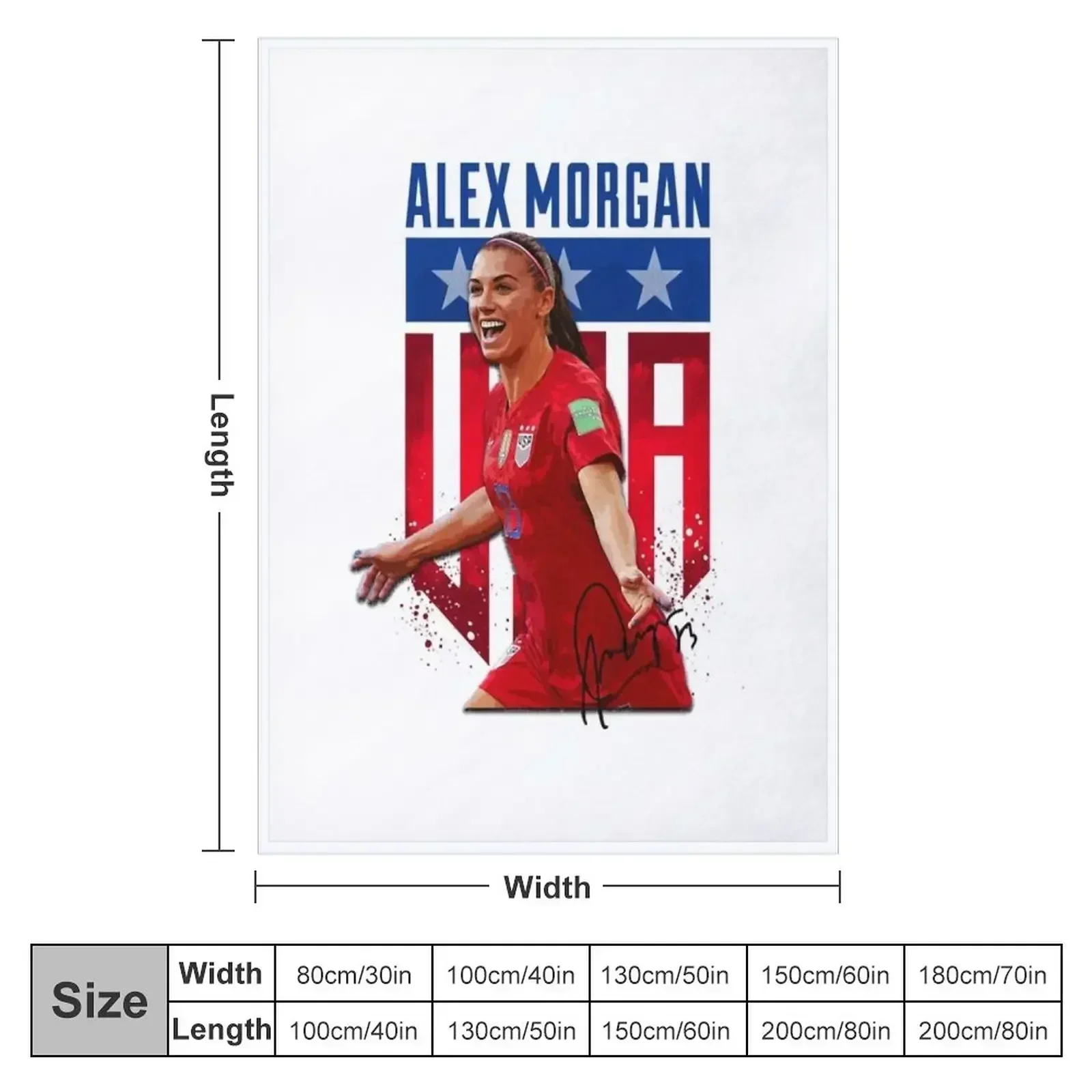 Gifts For Men Alex Morgan Cool Graphic Gift Throw Blanket valentine gift ideas Stuffeds Large For Decorative Sofa Blankets