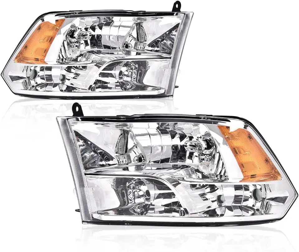 

Фары в сборе, совместимые с 09-12 Dodge Ram 1500 2500 3500 (не подходящие двойные лучи, не подходящие с одним отверстием, только для моделей Quad), C