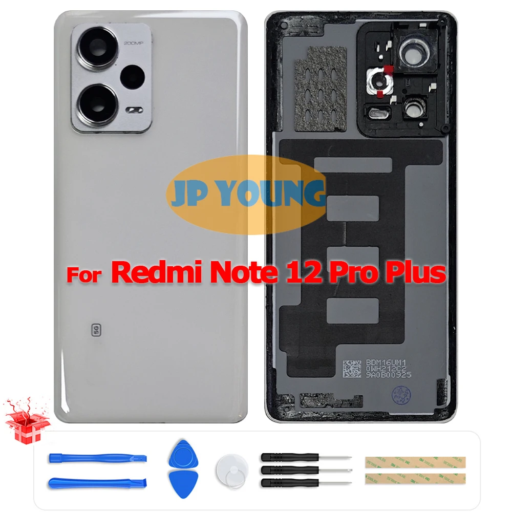 Оригинальная задняя крышка-корпус (стекло) для Xiaomi Redmi Note 12 Pro Plus 22101316UCP, 22101316UG - Замена