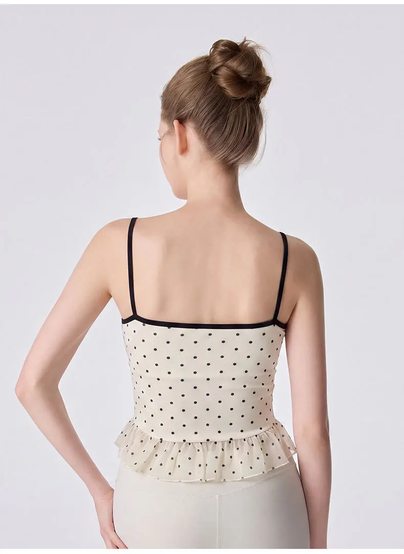 Vest, Women's Summer Skirt, Backless Hem, Slimming Look, Wearing Suspenders, Pilates Fitness Top