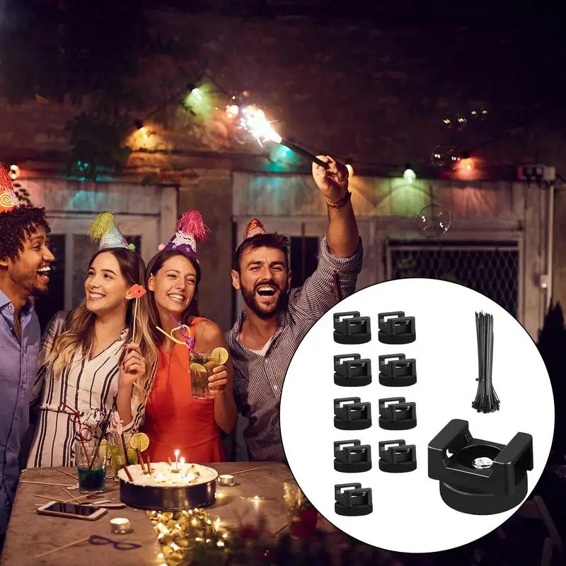 Cable Clips Magnetic Wire Management Clips Electrical Supplies Organizer With Nylon Zip Ties For Garages Workshops Toolbox