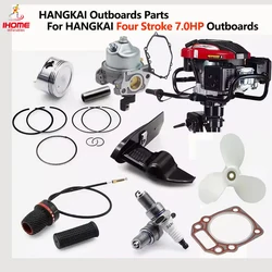 HANGKAI Original Accessory for Hangkai 4-stroke 7.0 HP Outboards Parts Marine Engine Gear Throttle Cable Propeller Spark Plugs