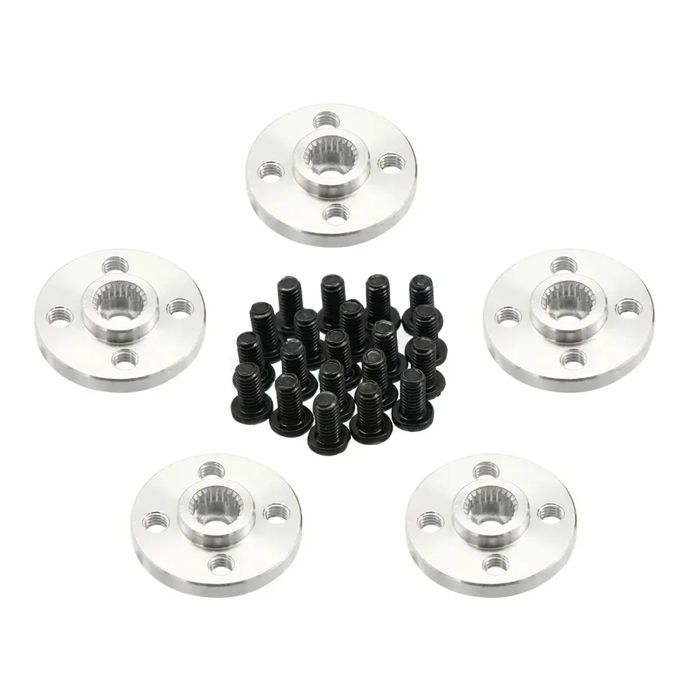 5/10 Uds. Disco de engranaje de dirección de Metal Stent 25T Servo brazo tipo redondo para MG995 MG996R MG945 MG946 Rc Servos ACE Robot Car