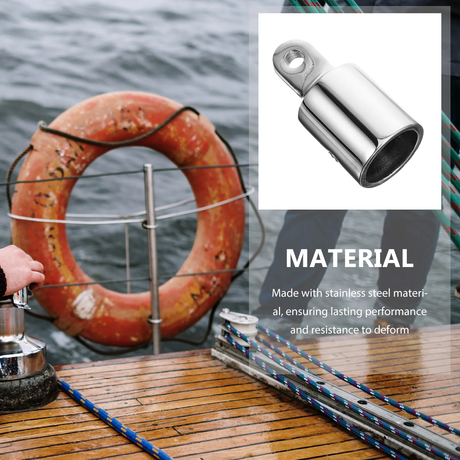 

1pcs Stainless Bimini Top Cap Boat Bimini Top Cap 22mm Sliding Hat for Boat Parts RC Accessories